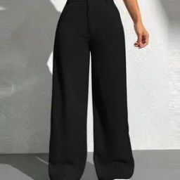 Women High Rise Relaxed Fit Pants  -picture-38