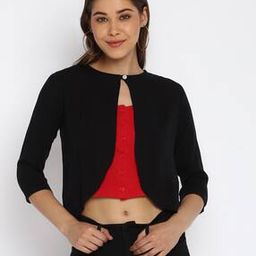 Front Open Crop Shrug-60