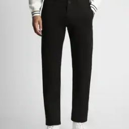 Men Slim Fit Flat-Front Chinos-image-32