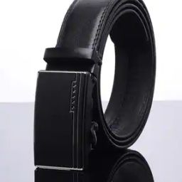 Men Leather Belt with Plaque Buckle Closure-image-22