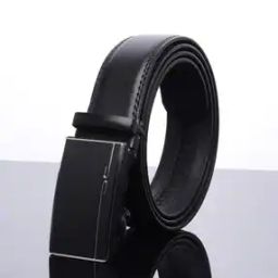 Men Belt with Auto-Lock Plaque Buckle-53