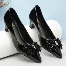 Women Heeled Pumps with Patent Leather Upper-picture-33