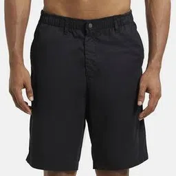 1203 Super Combed Mercerised Cotton Woven Fabric Straight Fit Shorts with Side Pockets-image-4