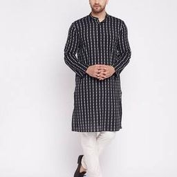 Striped Regular Fit Kurta-23