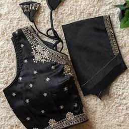 Women Embroidered Back-Open Blouse-37