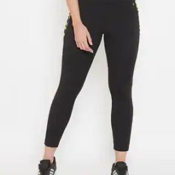 Women Geometric Print Fitted Track Pants-image-1