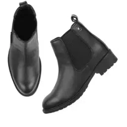 Ankle-Length Heeled Boots-25