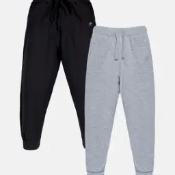 Boys Pack of 2 Joggers with Elasticated Drawstring Waist-22