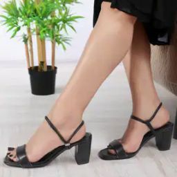 Women Slingback Chunky Heeled Sandals -image-1