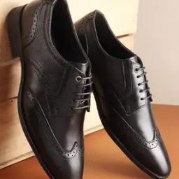 Men Formal Lace-Up Shoes with Leather Upper-image-75