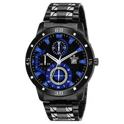 Men Analogue Watch with Metallic Strap-SS-GR190-BLK-CH-image-18