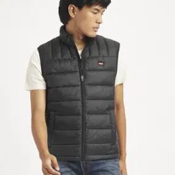 Men Slim Fit Puffer Jacket with Slip Pockets-picture-35
