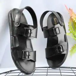 Men Sandals with Faux Leather Upper-image-5