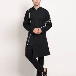 Striped Asymmetric Long Kurta-picture-16