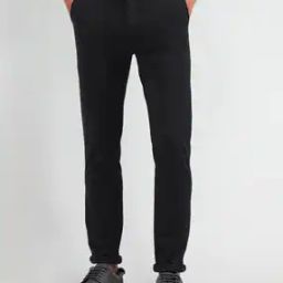 Men Slim Fit Flat-Front Chinos-image-53