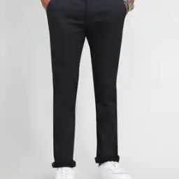 Men Patterned Slim Fit Flat-Front Chinos-image-39