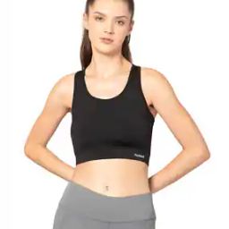 Typographic Print Sports Bra-22