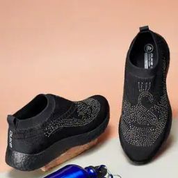 Embellished Slip-On Sports Shoes-image-70