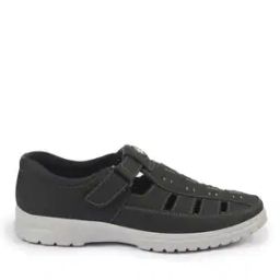 Men Stitched Hook & Loop Sandals-picture-10