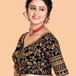 nyrika Women Embroidered Front Open Blouse-picture-2