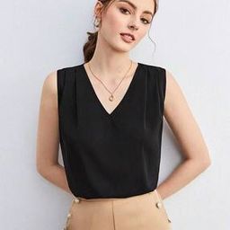 Women Regular Fit V-Neck Top-image-52