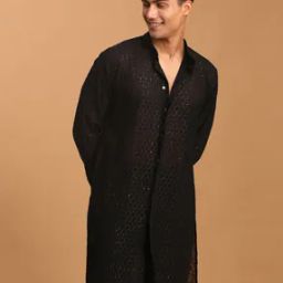 Embellished Georgette Long Kurta-48