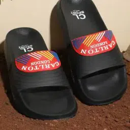 Men Striped Slip-On Slide Flip-Flops-11