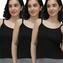 Women Cotton Camisole Pack of 3-picture-49