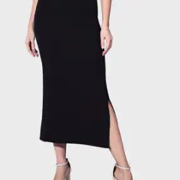 Women Pencil Skirt with Elasticated Waist-image-80