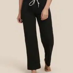 Women Relaxed Fit Pyjamas with Drawstrings-image-27