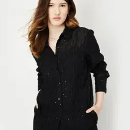 Kalki x Max Women Embroidered Blouse with Camisole-image-43