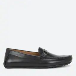 Round-Toe Leather Bit Loafers-picture-17