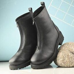 Women Round-Toe Ankle-Length Boots-picture-16