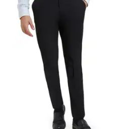 Men Mid Rise Slim Fit Trousers-image-29