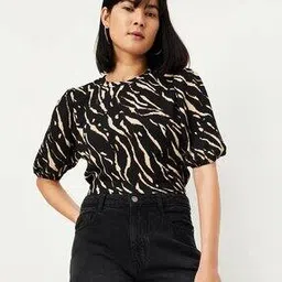 max Women Round Neck Indian Top-picture-12
