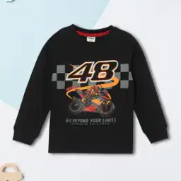 Boys Graphic Printed Sweatshirt-10