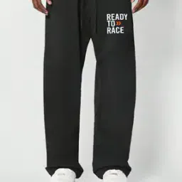 Men Typographic Print Stylised Track Pants-15