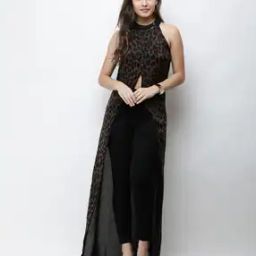 Animal Pattern Front-Slit Tunic-picture-48