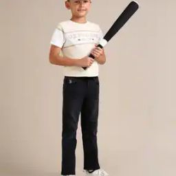 Boys Lightly Washed Regular Fit Jeans-image-56