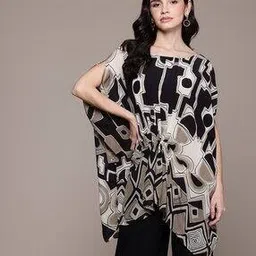 ritu kumar Women Meraki Printed Loose Fit Top-picture-3