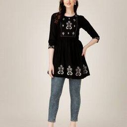 Embroidered Round-Neck Top-picture-24