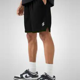 Men Regular Fit Knit Shorts-picture-32