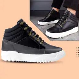 Men Elevator Sneaker Lace-Up Shoes-image-12
