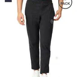 Pack of 2 Heathered Straight Track Pants-picture-2