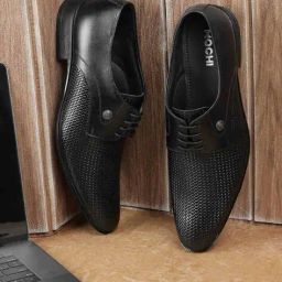 mochi Men Round-Toe Formal Lace-Up Shoes image 1