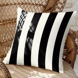 Set of 2 Striped Square Cushion Covers -image-14