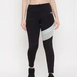 Women Colourblock Fitted Track Pants-picture-0