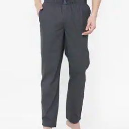 Printed Mid-Rise Pyjama with Insert Pockets-3