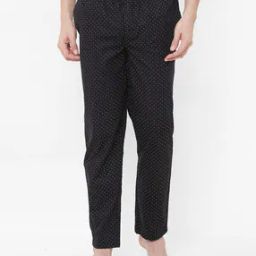 Printed Mid-Rise Pyjama with Insert Pockets-image-3