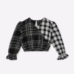 pepe jeans Edna Checkered Blouson Top-picture-26